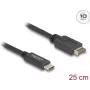 Cable USB DeLOCK USB Type-E Key A de 20 contactos conector macho a conector macho USB Type-C 25 cm