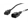 Cable de alimentación Lanberg CA-C13E-11CC-0018-BK negro 1,8 m conector C13 conector C14 (CA-C13E-11CC-0018-BK)