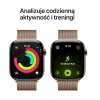 Apple Watch GPS + Cellular 46mm carcasa de titanio dorado correa Milanesa dorada S/M