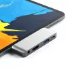 Hub Satechi Aluminum USB-C para iPad Pro plateado