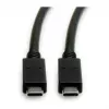 Cable USB ROLINE 11.02.9057 USB 3.2 Gen 2 1 m USB C negro