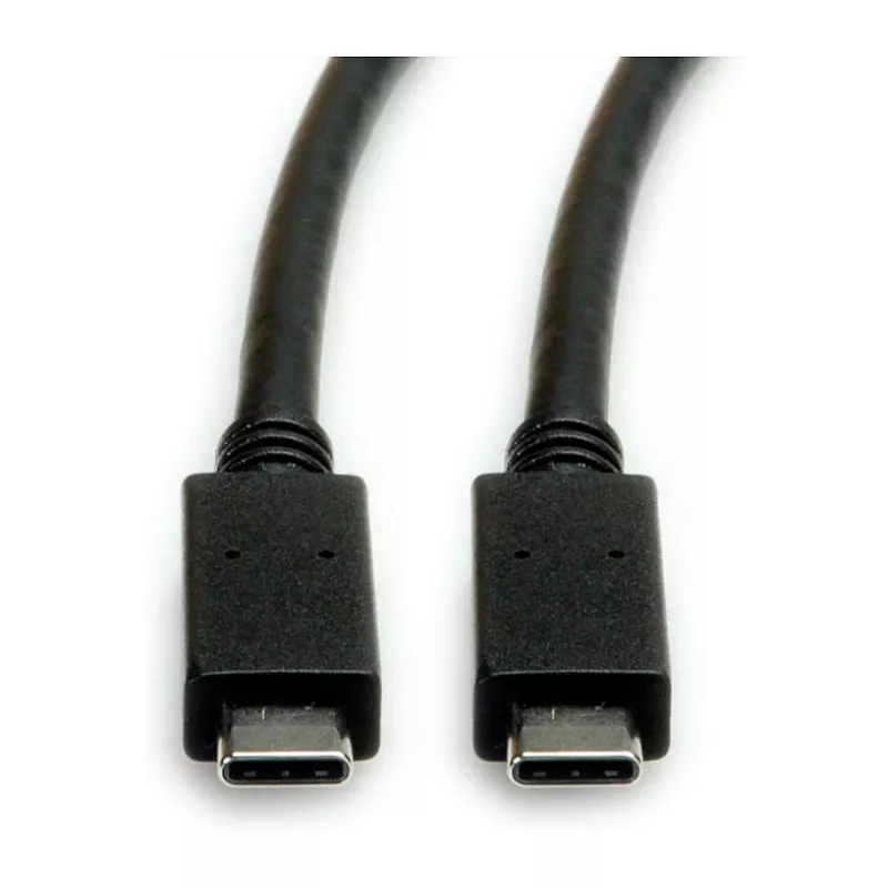 Cable USB ROLINE 11.02.9057 USB 3.2 Gen 2 1 m USB C negro