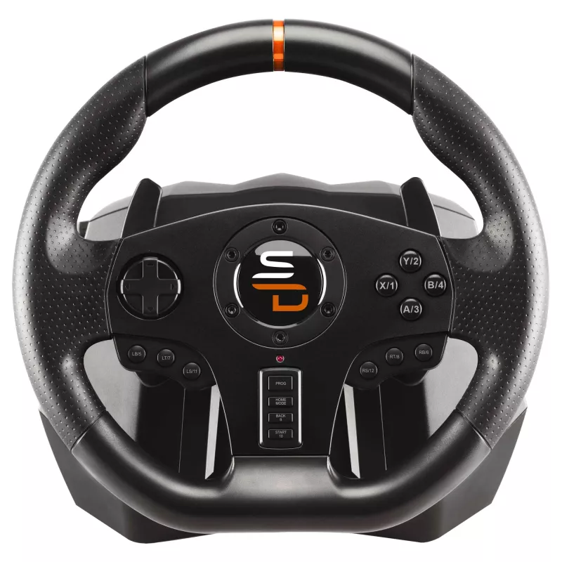 Volante + pedales gaming Subsonic SA5595-PC negro USB