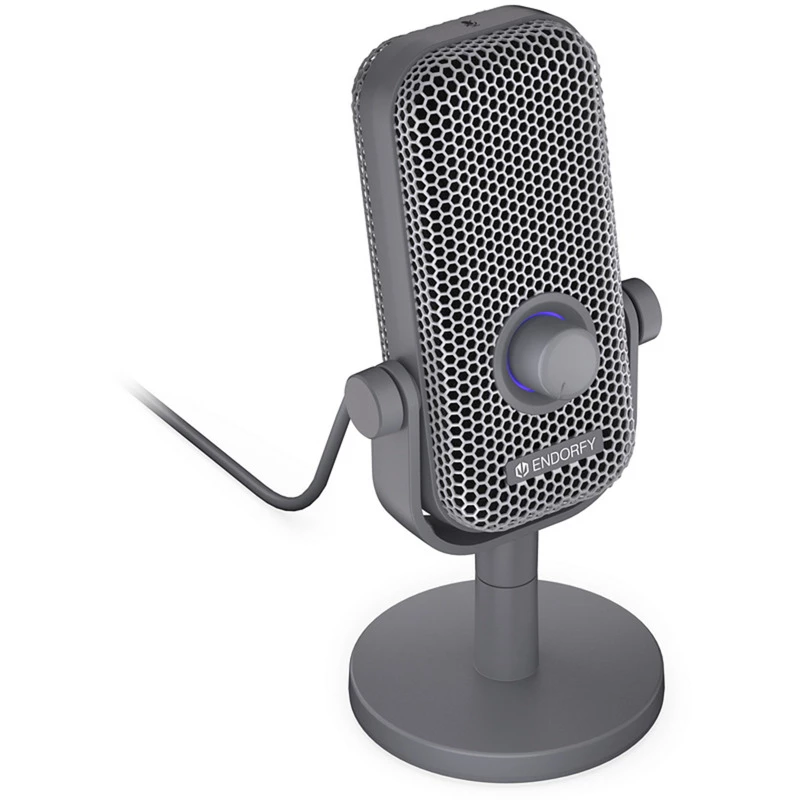 Micrófono ENDORFY Solum Voice S Alt Gray EY1B024 con conexión USB