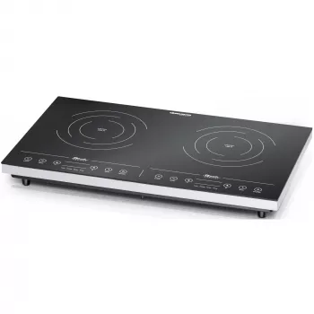Placa de inducción Rommelsbacher CT 3410/IN, 2 zonas, control táctil