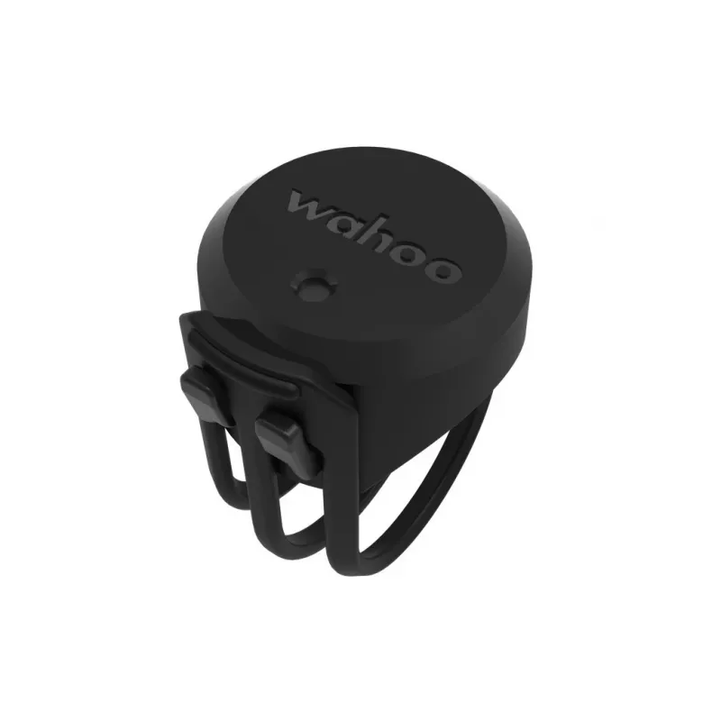 Sensor de velocidad/cadencia de rueda Wahoo TRACKR — inalámbrico, resistente al agua IPX7, batería CR2032, 35×32×18 mm, 13 g