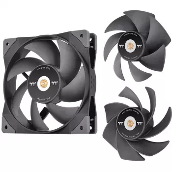 Thermaltake SWAFAN GT12 Ventilador para caja 120mm - Negro