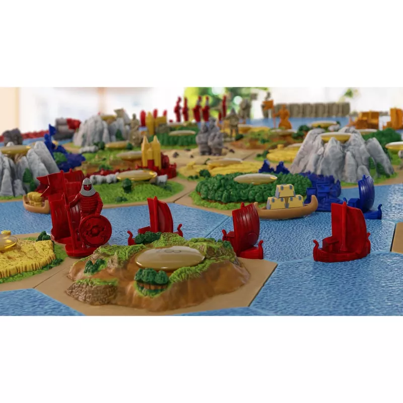 Juego de mesa Kosmos KOO Catan 3D – Navegantes + Ciudades y Caballeros set de ampliación