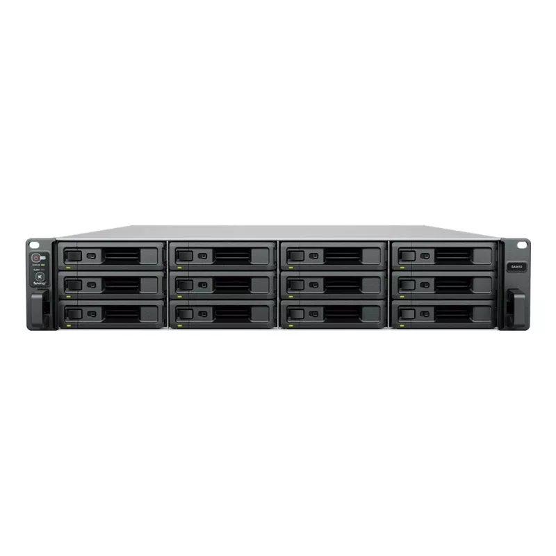 Servidor NAS Synology SA3410 Xeon D-1541 16GB 12x0HDD 4x1GbE 2x10GbE 2U 2x550W 5Y