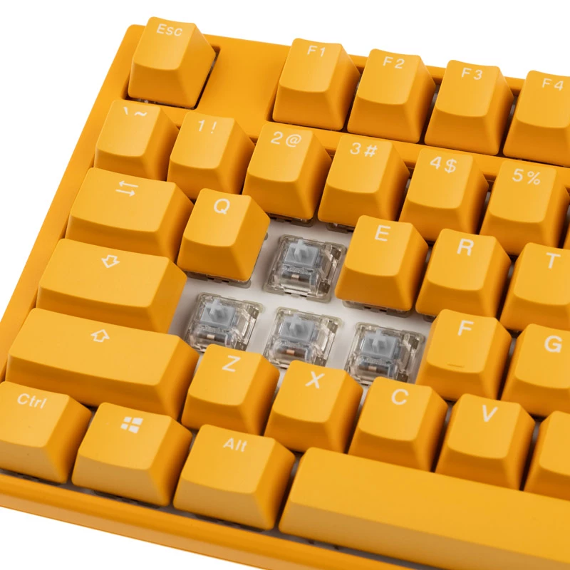 Ducky One 3 TKL Teclado Gaming USB QWERTY Inglés Amarillo