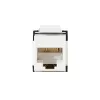 Módulo Keystone LogiLink NK4066 plano negro blanco RJ-45