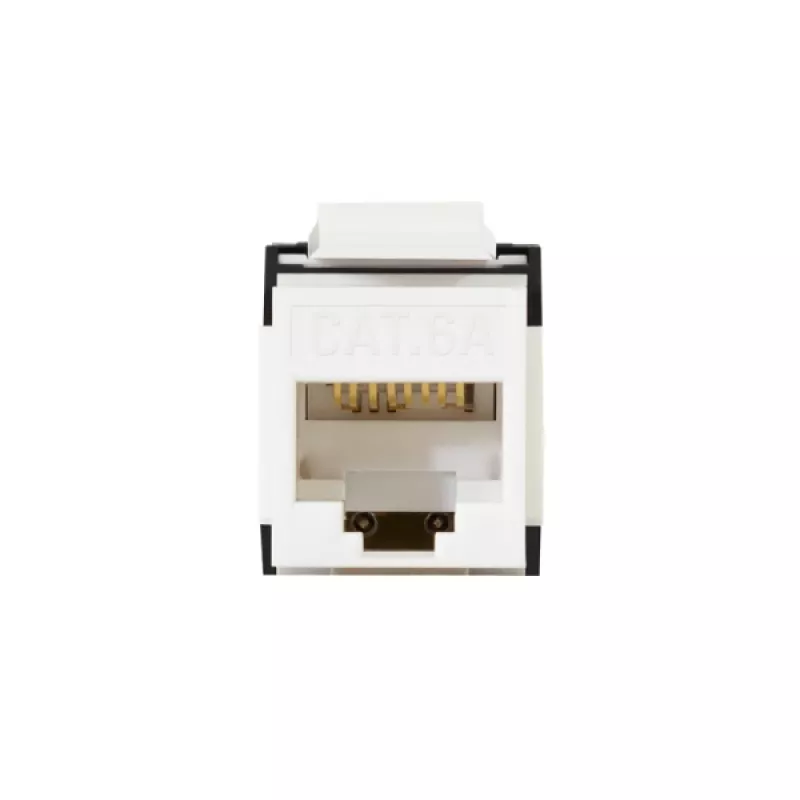 Módulo Keystone LogiLink NK4066 plano negro blanco RJ-45