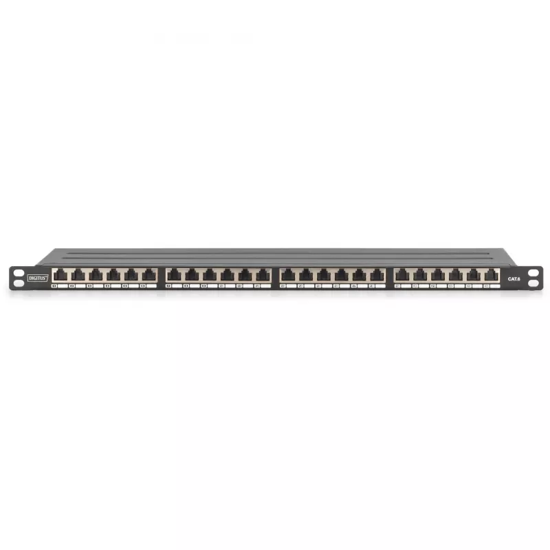 Patch Panel Digitus CAT 6 Class E High Density apantallado negro