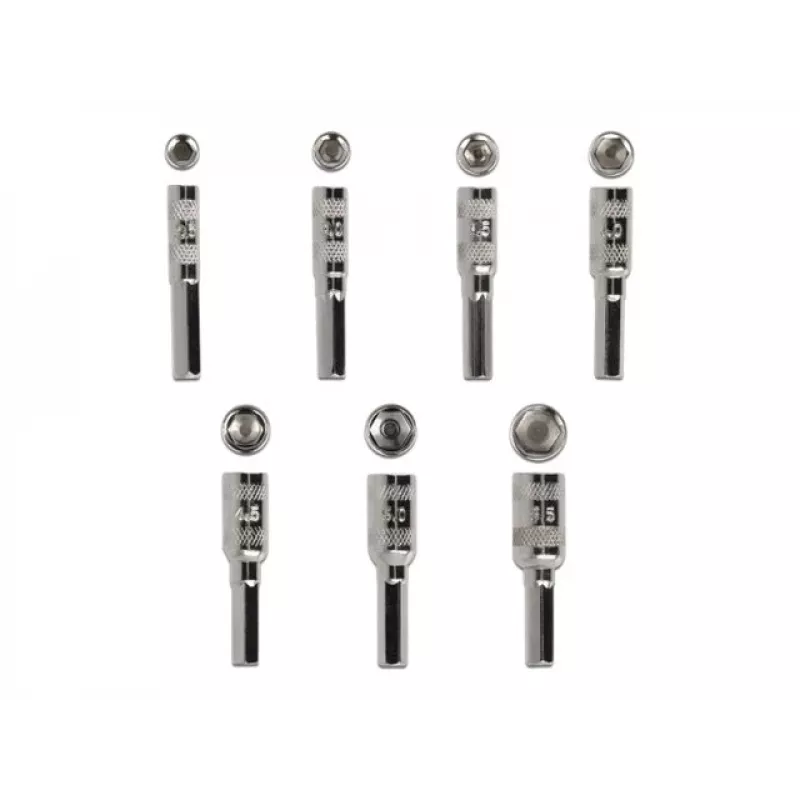 Set de destornilladores DeLOCK 90551 8 piezas Vaso hexagonal exterior 2,5 - 5,5 mm