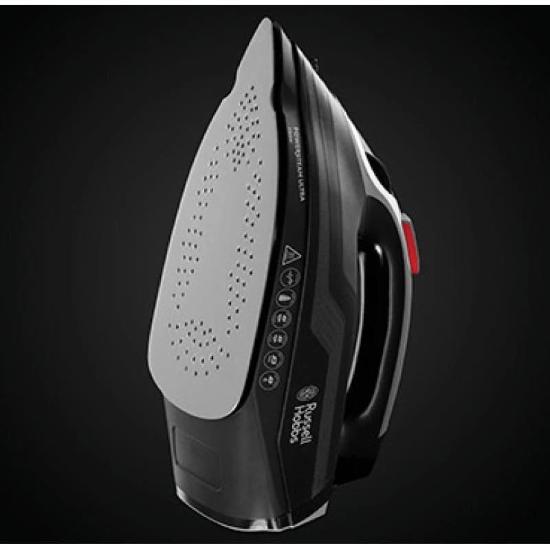 Russell Hobbs 20630-56 plancha planchado en seco y con vapor suela cerámica 3100 W negra, gris