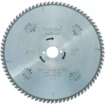 Hoja de sierra circular Metabo 6.28083.00 grosor 1,8 mm