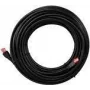 Wentronic goobay - Cable de parcheo - RJ-45 (M) a RJ-45 (M) - 50,0 m - UTP - CAT 6 - Apantallado, para exteriores, fiable - negro (55437)