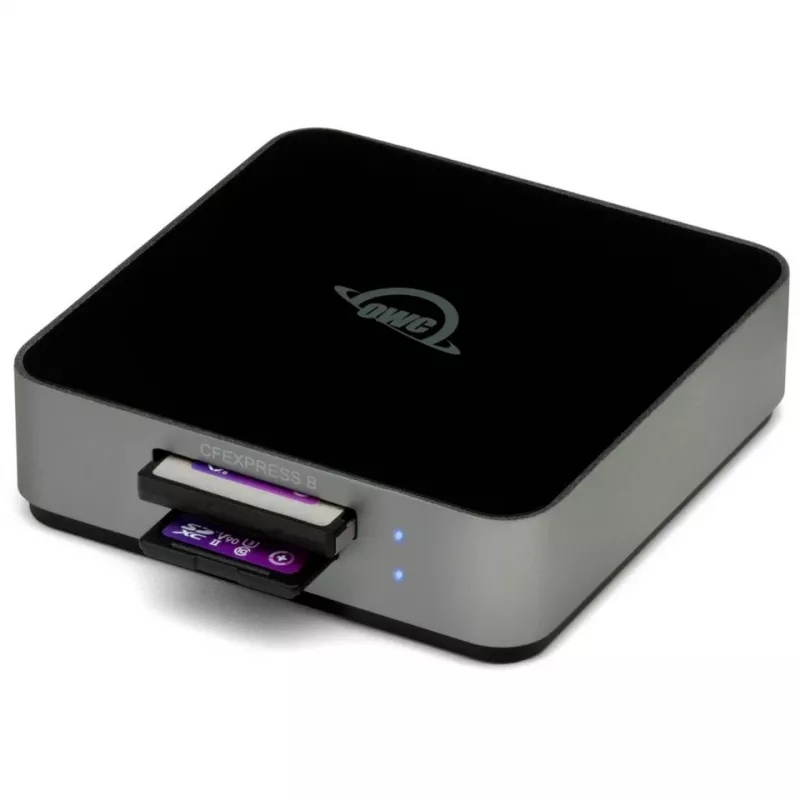 Other World Computing OWC Atlas – lector de tarjetas (SDXC UHS-II, CFexpress tipo B) – USB-C 3.2 Gen 2 (OWCTCCFXBSDRDR)