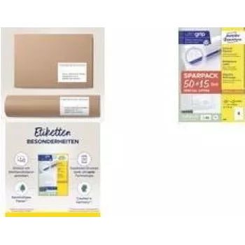 Etiqueta autoadhesiva Avery 4782-65 rectangular permanente blanca 520 uds.