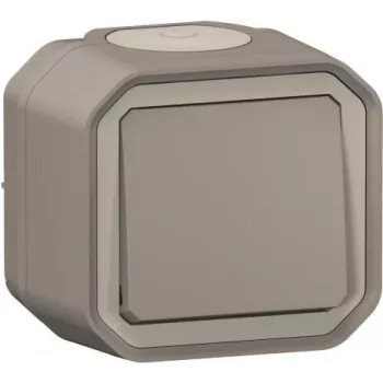 Legrand 069716L Plexo New FRAP Conmutador de cruz 10 AX tornillo kl.IK 07 gris