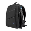 Mochila Puluz PU5011B impermeable negra — bolsa para cámara/accesorios, mochila compacta de protección