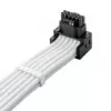 Cable de conexión CableMod C-Series Pro variante A 90° 16 pines a 4×8 pines PCIe, blanco