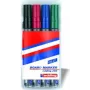 Rotulador permanente punta fina Edding 250 multicolor