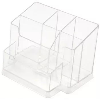 Estuche Forpus, transparente, vacío, compartimento 6 1005-016