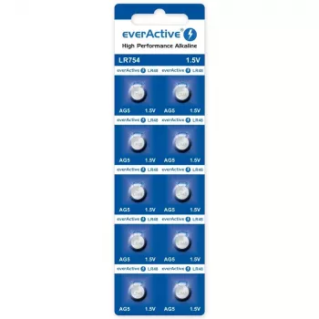 Pilas alcalinas mini AG5 blíster 10 uds.