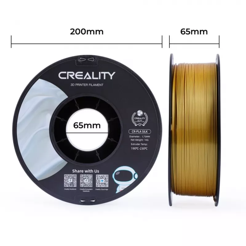 Material de impresión 3D Creality 3D 3301120001 oro 1 kg 1,75 mm