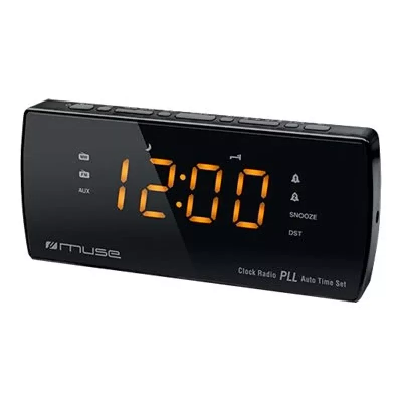 Radio despertador Muse M-185 CR — FM/MW, pantalla LED de 0,9