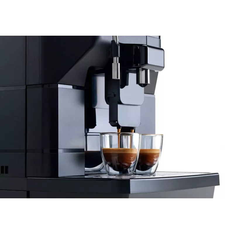 Saeco Aurora M2 9J0901 cafetera automática, 1900 W, depósito de agua de 4 l, depósito de granos de 1100 g, negra
