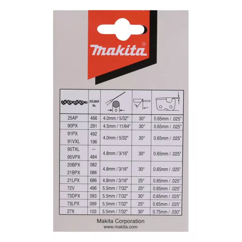 Makita 191H12-3 Accesorio para motosierra eléctrica 1 ud.