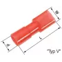 Lapp L-RA 29 V - L-RA 29 V - rojo - conector hembra - recto - latón - poliamida - latón (61794951)