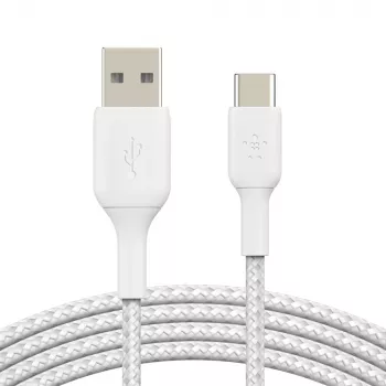 Cable USB Belkin CAB002BT1MWH 1 m USB-A a USB-C blanco