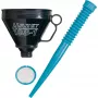 HAZET 198-1 - negro - azul - polipropileno (PP) - acero inoxidable - aceite de motor - combustible - 16,5 cm - 480 mm - 146 g