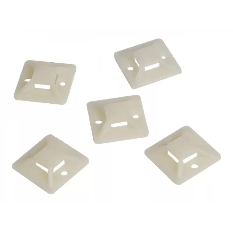 Soporte para bridas LogiLink KAB0042 beige ABS 100 uds.