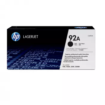 HP tóner C4092A (92A) – negro – capacidad: 2.500 páginas (C4092A)