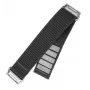 Correa deportiva de nailon FIXED QuickFit 22 mm para Garmin, gris oscuro, muñeca 160–210 mm