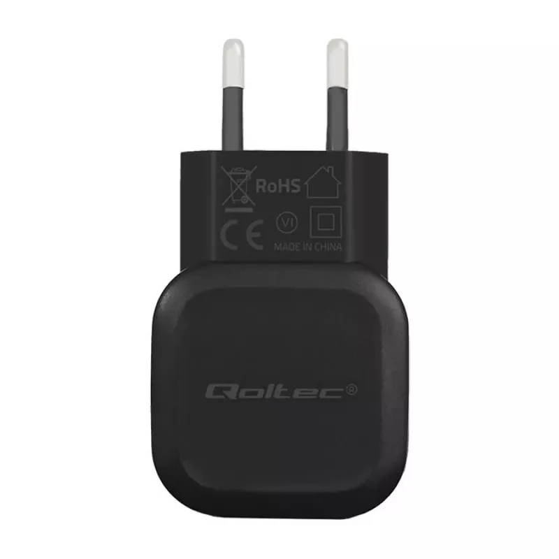 Cargador Qoltec 50180 interior AC negro