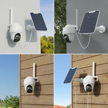 Reolink Go Series G430 - cámara exterior con batería 5MP, red 4G LTE, detección de personas/vehículos/animales, giro de 355° e inclinación de 140°