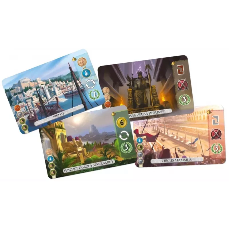 Juego de mesa 7 WONDERS OF THE WORLD – DUEL (VERSIÓN POLACA)