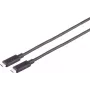 Cable USB S/CONN 30-41045 USB 3.2 Gen 2 3 m USB-C negro