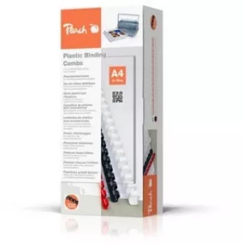 Kit de encuadernación Peach 510090 Blanco A4 12 mm Peine