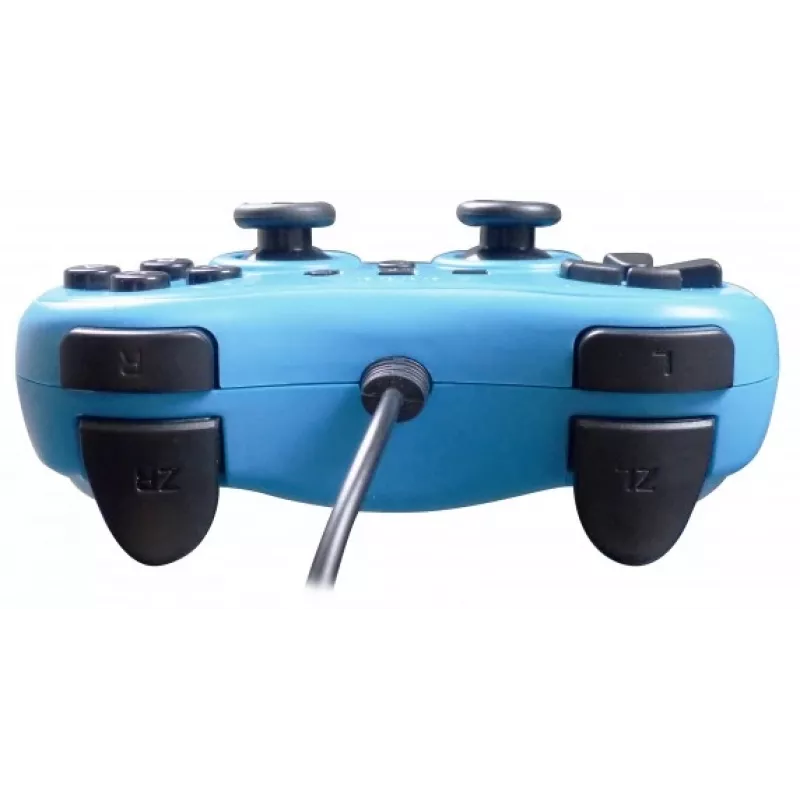 Mando con cable SUBSONIC SA5488-1 Neon Blue — para Nintendo Switch, conexión por cable