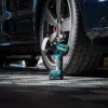 Lijadora orbital portátil Makita PV301DZ 9500 rpm negra, verde