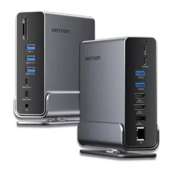 Docking station para portátil 15IN1/USB-C Mst TPUH0 Vention