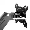 Soporte para monitor Maclean MC-860N, con pistón de gas, 13-27, 8 kg, Negro