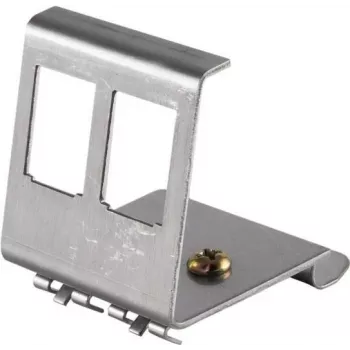 Soporte Keystone para carril DIN ShiverPeaks 08-10022 — soporte adaptador de red doble