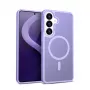 Crong Hybrid Matte Magnetic funda para Samsung Galaxy S26 — TPU+PC, lavanda